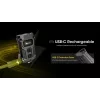 Raktų pakabuko žibintuvėlis Nitecore TINI3 Juodas 600 lm USB įkraunamas