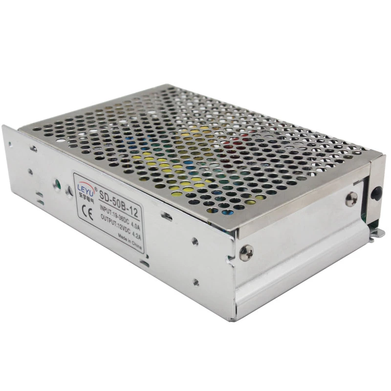 DC/DC įtampos keitiklis Extralink SD-50C-24 48V→24V 50W pasyvus aušinimas metalinis korpusas