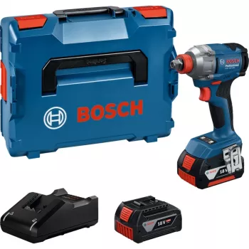 Belaidis smūginis veržliasukis GDX 18V-285 Professional, 18V (mėlynas, 2x ličio jonų akumuliatorius 4,0 Ah, L-BOXX dėkle)