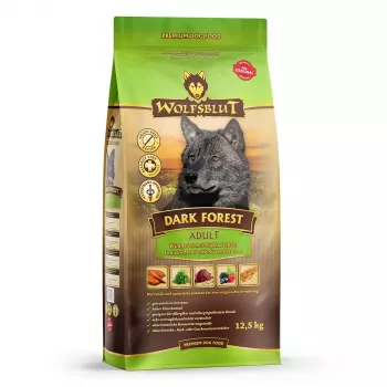 Sausas šunų ėdalas Wolfsblut Adult Sweet Potato Venison 12,5 kg, pilnavertis pašaras, 20% baltymų, 10% riebalų, be grūdų/glitimo ir sojos