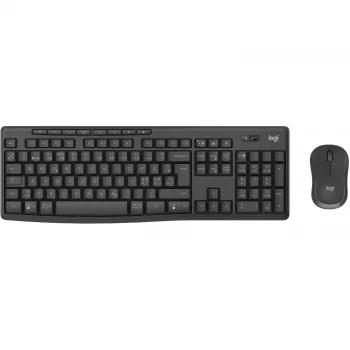 Logitech MK370 Combo for Business belaidė klaviatūra ir pelė, RF + Bluetooth, QWERTY Nordic, grafitas