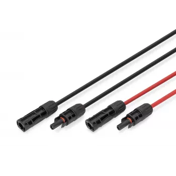 Laidas Digitus DK-SCEC66-0150 6 mm² 15 m MC4 juoda raudona