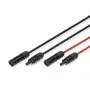 Laidas Digitus DK-SCEC66-0150 6 mm² 15 m MC4 juoda raudona