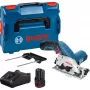 Belaidis rankinis diskinis pjūklas GKS 12V-26 Professional, 12V (mėlynas/juodas, 2x Li-Ion akumuliatorius 3,0 Ah, L-BOXX dėkle)