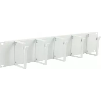 Lanview 2U 19 colių kabelių organizavimo panelė, balta (RAO105WH)
