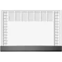 Stalo padėklas Sigel H6365 popierinis 595×410 mm, juoda/pilka/balta