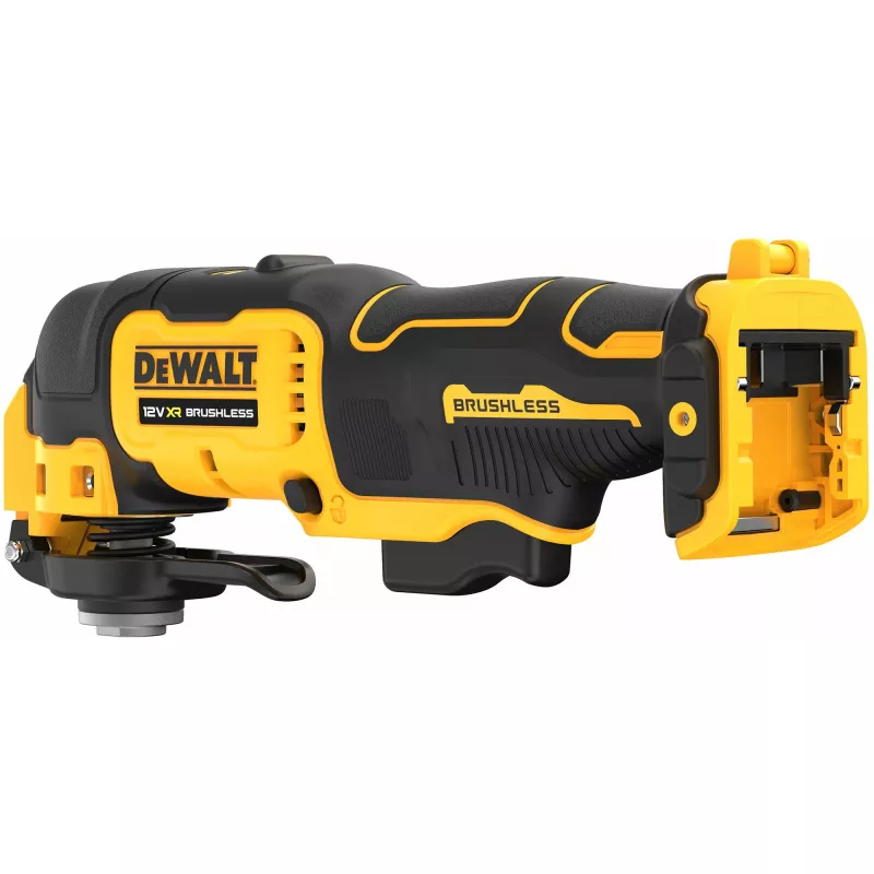 Osciliacinis daugiafunkcis įrankis DeWalt DCS353NT-XJ, bešepetėlis, belaidis, 12 W, 840 g, juoda/geltona