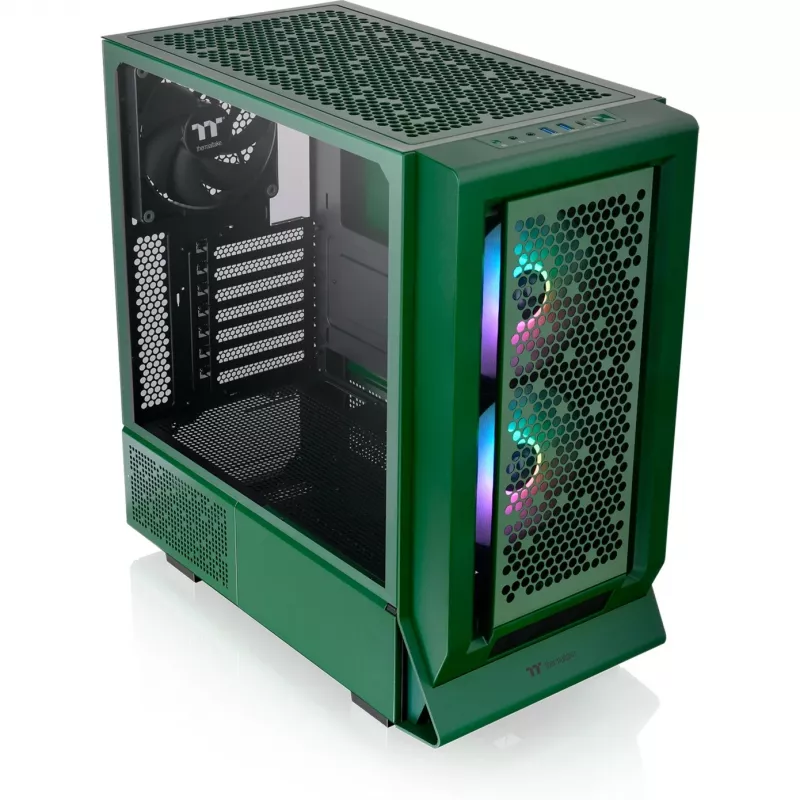 Termaltake Ceres 350 MX Midi-Tower korpusas, tamsiai žalia, 2x grūdintas stiklas