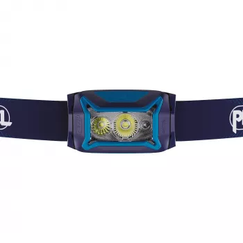 Priekinė galvos lemputė Petzl Actik Core mėlyna LED 100 lm USB įkraunama