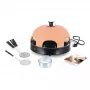 Picų kepimo aparatas Emerio PO-115984 6 picų 1200 W juodai oranžinis