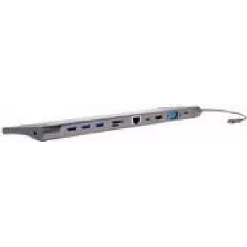 4smarts 11in1 Hub Universal Tablet ir Laptop Stovas su DeX režimu Pilka (456358)