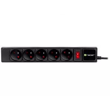 Ilgintuvas su apsauga nuo viršįtampių TRACER PowerGear Tracer 47138 5 m, juodas