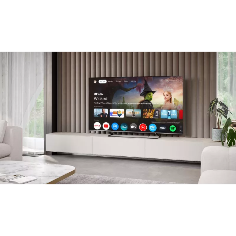 Sharp 4K Ultra HD QLED MiniLED televizorius 65JP7265E, 55 col., Smart TV, Google TV, UHD