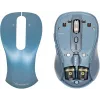 Belaidė pelė YENKEE YMS2010BE dviejų režimų ergonomiška, 2,4 GHz USB imtuvas + Bluetooth 5.1, 4 lygių DPI 1000–3200, 6 mygtukai
