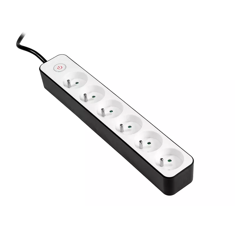 TRACER Power Strip Zebra 1,5 m 6 kištukinių lizdų