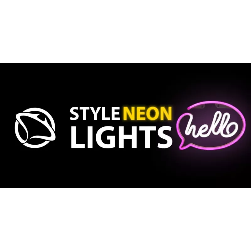 Dekoratyviniai neoniniai LED šviestuvai MANTA SNL08PKT Rožinė/Balta – lanksti LED juosta, žemos įtampos dekoratyvinis akcentas