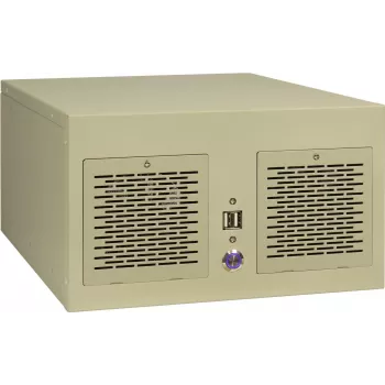 Mini serverio korpusas INTER-TECH IPC S34 su 2x USB 2.0 ir 2x 80 mm ventiliatoriais