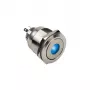 DimasTech vandalams atsparus jungiklis / mygtukas 25 mm Silverline Dot RGB PD212