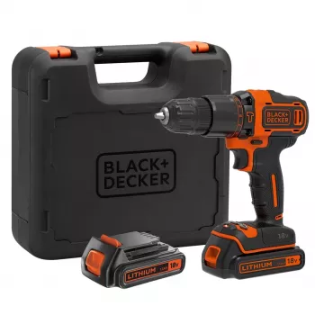 Gręžtuvas Black & Decker BDCHD18KB-QW, 18V, be raktelio, juodai oranžinis