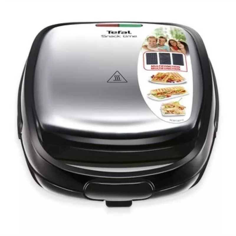 Tefal SW342D38 3 viename sumuštinių keptuvė, juoda / nerūdijantis plienas