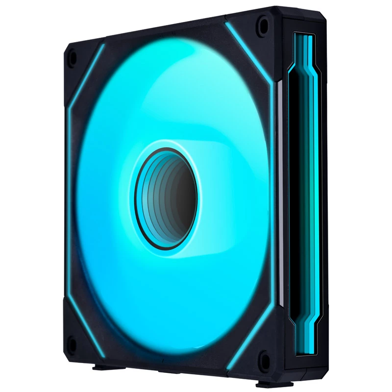 140 mm ventiliatorius Lian Li UNI FAN SL-INF Reverse Blade RGB, modelis UF-RSLIN140-1B