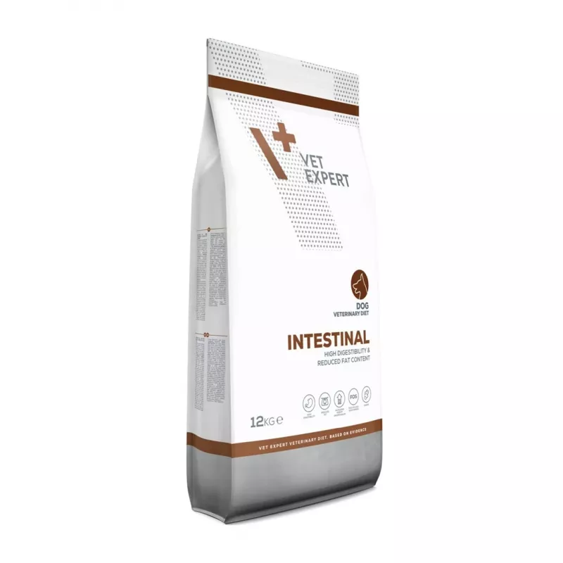 VET EXPERT Veterinary Diet Intestinal Dog sausas šunų ėdalas 12 kg