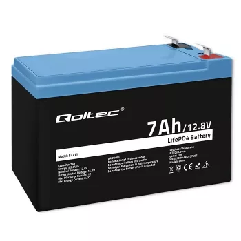 LiFePO4 akumuliatorius 12,8V 7Ah, 89,6Wh su BMS