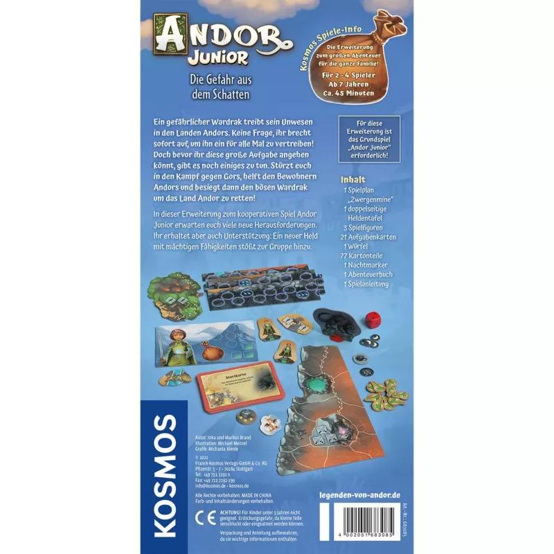 Kosmos Andor Junior – Kortų žaidimo plėtinys
