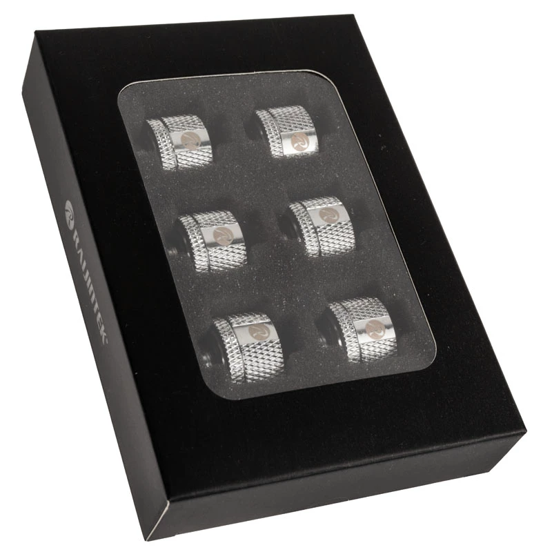 RAIJINTEK PELIAS SILVER D141806 — rinkinys 6 sidabrinių ventiliatoriaus mentelių / priedų