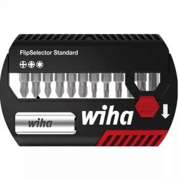 Įrankių rinkinys suktuvų antgaliams wiha FlipSelector 39060 — 15 vnt.: Phillips, Pozidriv, TORX