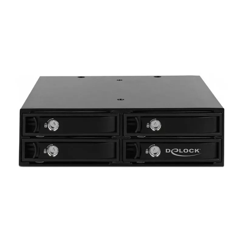 Mobili lentyna Delock 47233 4x 2,5 inch SATA/SAS juoda