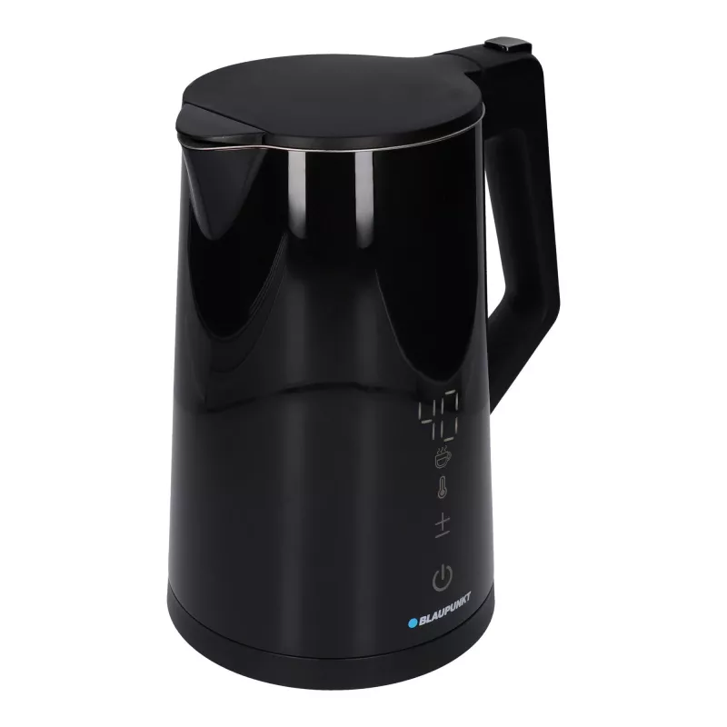 Elektrinis virdulys BLAUPUNKT EKD601, 1,7 L, 2200 W, reguliuojama 40–100 °C, juodas, nerūdijantis plienas