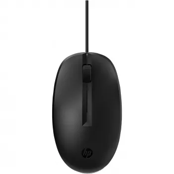 HP 125 laidinė pelė, ambidekstrinė, optinė, USB-A, juoda