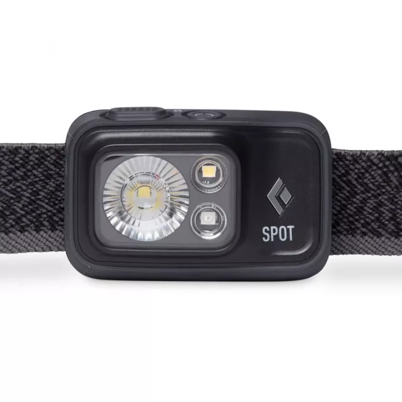 Kaktinė lemputė Black Diamond Spot 400 — 400 lm, LED, IPX8, AAA, spindulys 12–100 m, juoda