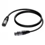 Laidas XLR patinas-XLR patelė 1,5 m PROCAB