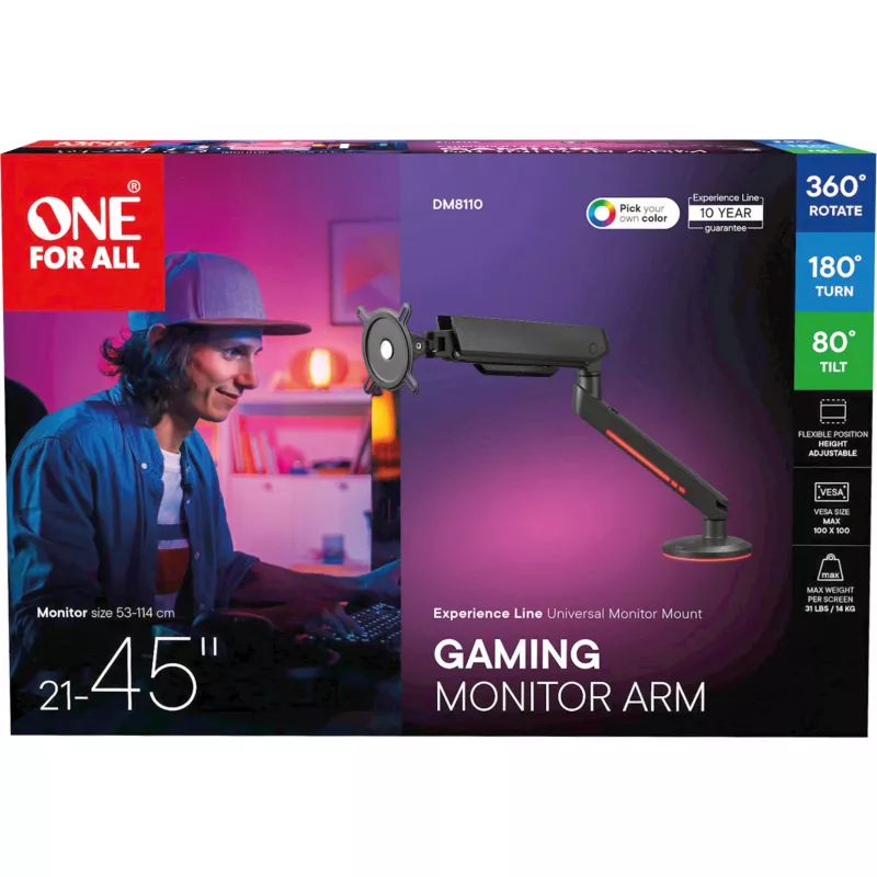 One For All DM8110 Experience-line VESA tvirtinimo rinkinys LCD ekranui 21-45 RGB