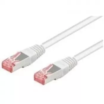 Wentronic Goobay CAT 6 jungiamasis laidas, S/FTP (PiMF), baltas, 0,25 m - LSZH halogenų neturintis, varinis (93217)