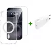 4smarts dėklas telefonui Border Transparent White, skirtas iPhone 17 Air