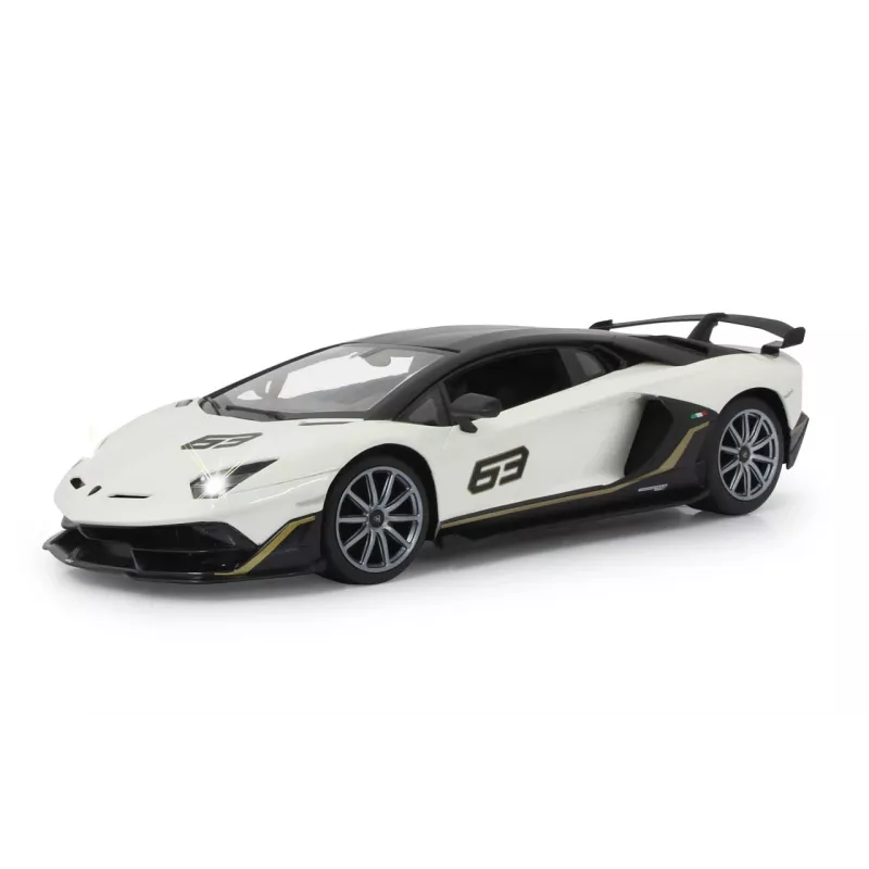 Radijo bangomis valdomas sportinis automobilis Jamara Lamborghini Aventador SVJ Performance 1:14 Baltas 2,4 GHz A