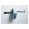DIN bėgio skaidulinės optikos sujungimo skirstytuvas DIGITUS DN-96893 — kampuotas, 6 SC DX / LC Quad, aliuminis, pilkas