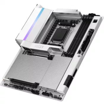 Pagrindinė plokštė NZXT N9 X870E White AM5 DDR5 ATX