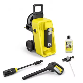 Kärcher K 4 Comfort Premium aukšto slėgio plovimo įrenginys, vertikalus, elektrinis, 420 l/h, geltonas