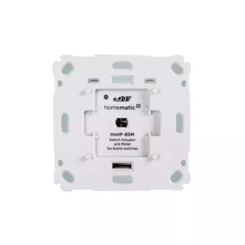 eQ-3 HomeMatic IP perjungimo-matavimo pavara firminiams jungikliams