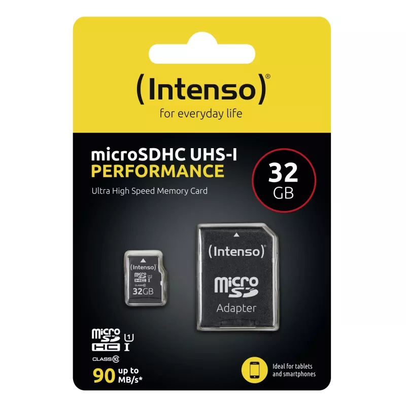 Intenso 3424480 32 GB MicroSD UHS-I Class 10 atminties kortelė