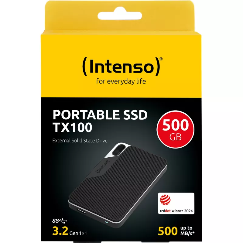 Intenso TX100 500 GB išorinis SSD diskas USB Type-C 3.2 Gen 1