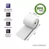 Qoltec 51892 Termo popieriaus ritinėlis 80 x 80 | 55g/m2 | 10 vnt. | be BPA