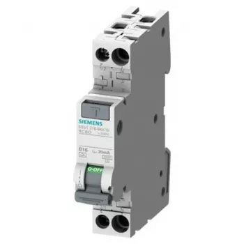 Siemens RCBO, 10A, 1P+N, 30mA, A tipas, SENTRON serija
