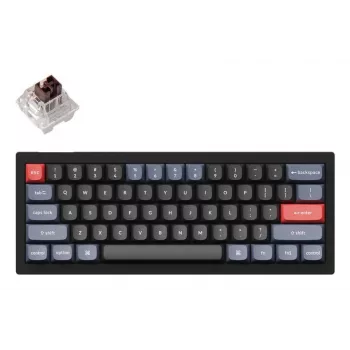 Belaidė klaviatūra V4 RGB/CARBON Black V4-B3 Keychron