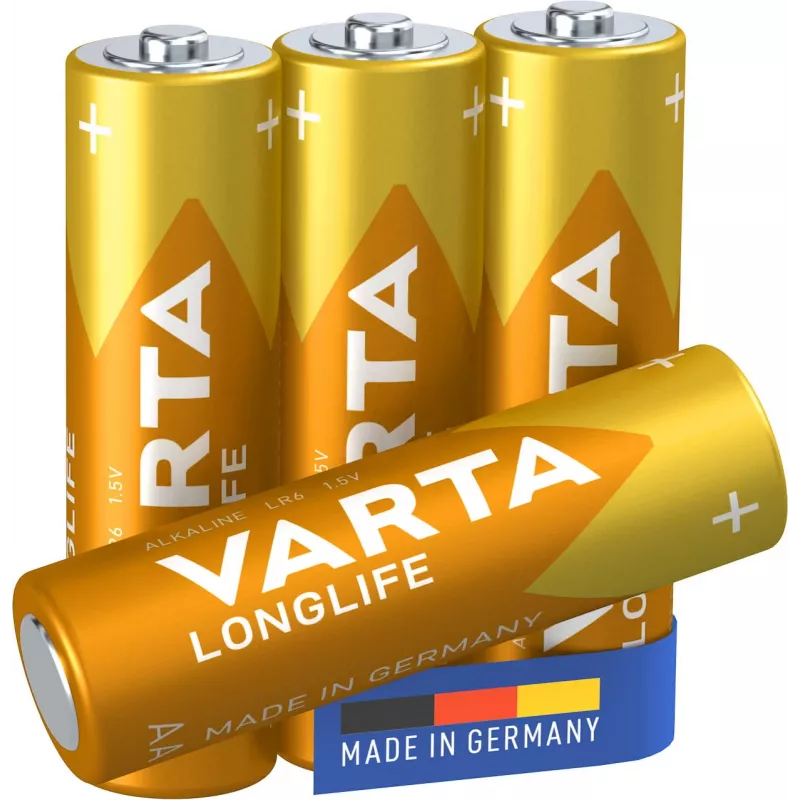 Varta Longlife Extra - Baterija 4 x AA tipo šarminė (04106101414)