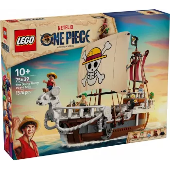 LEGO rinkinys Going Merry Pirate Ship 75639 – „One Piece“ plytų modelis